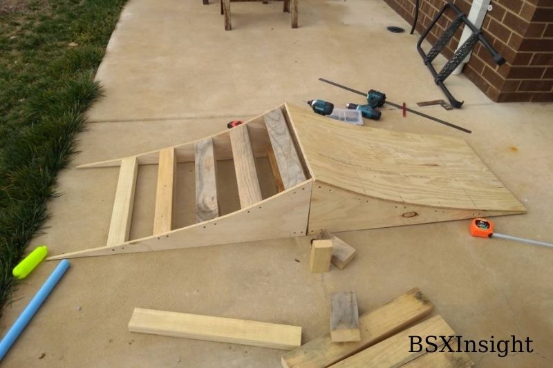 how to build a bicycle ramp