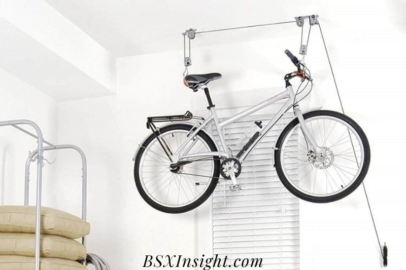 Ceiling Bike Storage – Pulley Systems and Ceiling Tracks