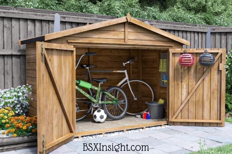 Keeping your bike in a shed or garage