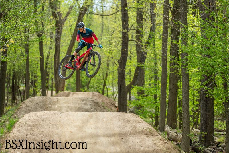 Mountain bicycles require a larger gap to pass-through