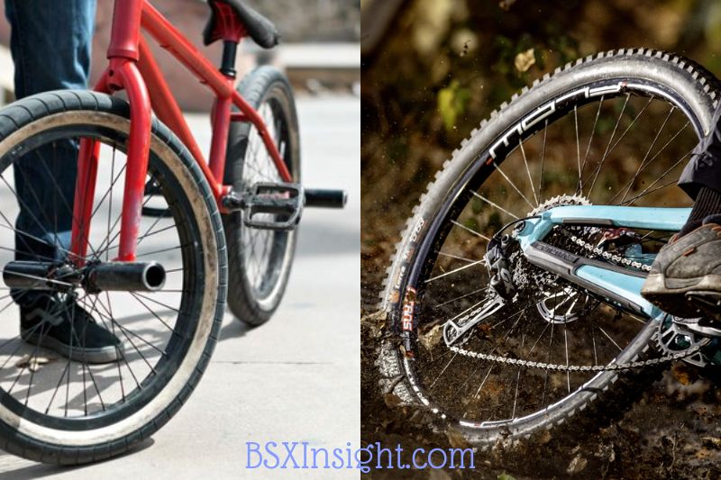 mountain bikes vs BMX bikes Wheels